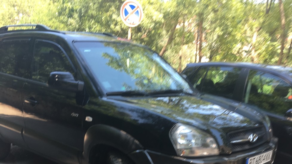 Неправилно паркиране във Велико Търново