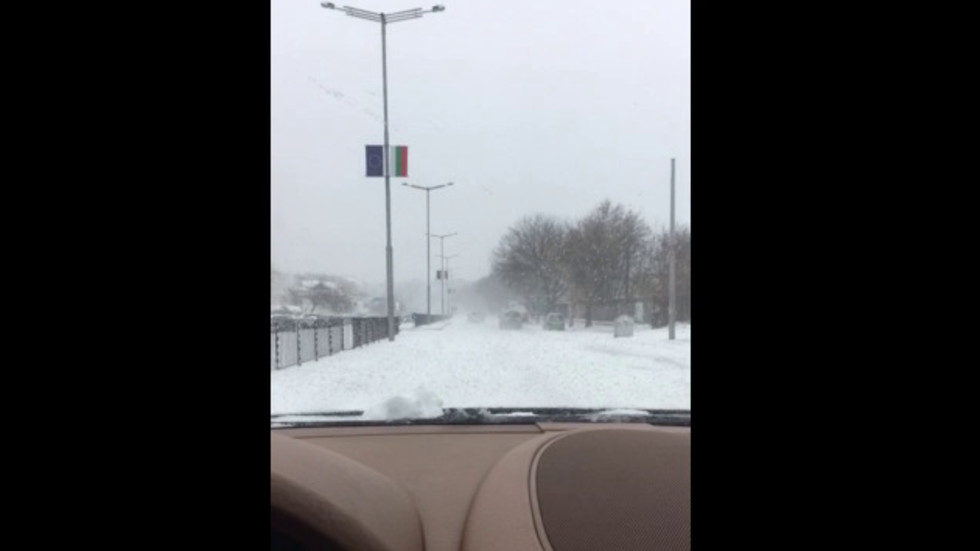 Снегът във Видин