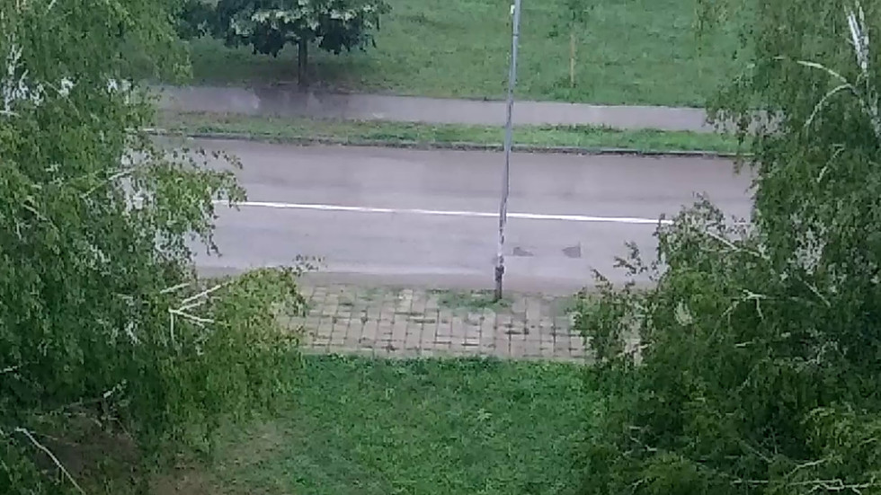 Дъждът в Севлиево