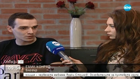 Емил Конрад пред Никол Станкулова за професията влогър