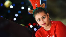 Поли Генова, Люси Дяковска, Графа и Мария Илиева в Коледния концерт на X Factor