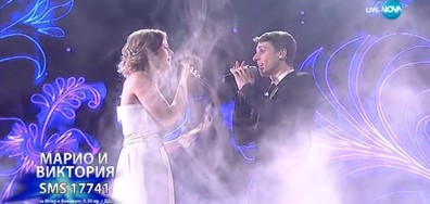Марио Николов и Виктория Анелова - Vivo Per Lei - X Factor Live